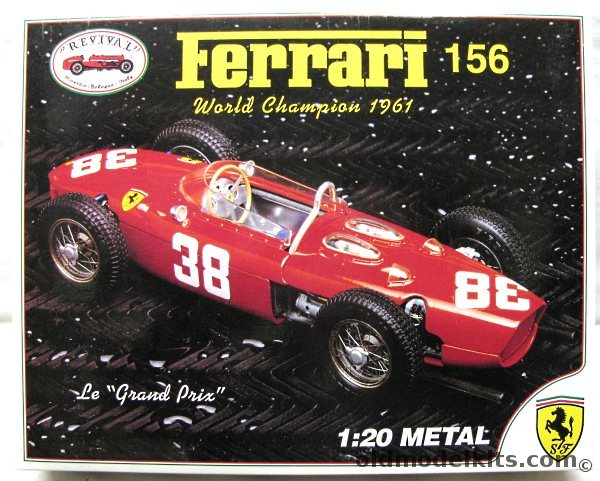 Revival 1/20 Ferrari 156 - 1961 World Champion Le Grand Prix, 90101 plastic model kit